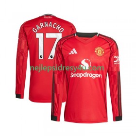 Fotbalový Dres Manchester United Alejandro Garnacho 17 Domácí 2025/26 Dlouhý Rukáv